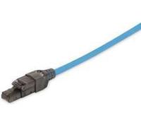 DIGITUS CONNETTORE TOOLESS RJ45 CAT 6A UTP PER CAVO RIGIDO E FLESSIBILE