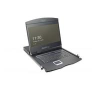 Digitus Console KVM LCD da 19, VGA a 8 porte, tastiera tedesca (Digitus 19 LCD K