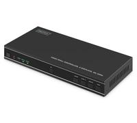 DIGITUS Controller video wall HDMI - Segnale di ingresso UHD 4k 60Hz tramite HDMI 2.0 o USB-C - Uscita 4k 30Hz - Telecomando incluso - Modalità display 1x1, 2x1, 3x1, 4x1, 1x2, 1x3, 1x4, 2x2