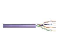 Digitus - Coppia di cavi di installazione Twisted Pair Cat 6, colore: viola, 305 m