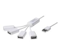 Digitus DA-70216 4 Porte Hub USB 2.0 Bianco