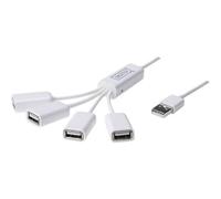 Digitus DA-70216 Hub USB 4 Porte USB-A USB 2.0 480 MBit/s Bianco