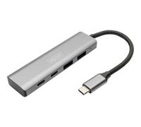 Digitus DA-70245 Hub USB 4 Porte USB-A USB 3.2 Gen2 10 GBit/s Contenitore in a