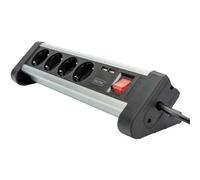 Digitus Power Strip 4 Outlets With Switch Argento One Size / EU Plug