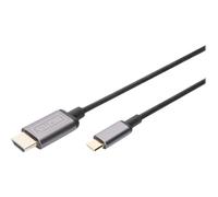 DIGITUS DA-70821 1,8 m USB tipo-C HDMI Maschio Maschio Dritto USB-C HDMI Adapter