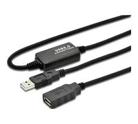 Digitus DA-73100-1 Cavo USB USB 2.0 Spina USB-A, Presa USB-A 10.00 m Nero
