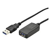 Digitus DA-73104 5m USB A USB A Male Female Black USB cable