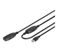 Digitus DA-73105 Cavo USB USB 3.2 Gen1 Spina USB-A, Presa USB-A 10.00 m Nero Sc