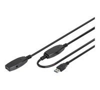 Digitus DA-73106 Cavo USB USB 3.2 Gen1 Spina USB-A, Presa USB-A 15.00 m Nero Sc