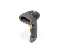 Digitus DA-81002 Lettore di codici a barre 2D cablato 1D, 2D LED nero scanner a mano con supporto USB-A, USB-C USB 2.0