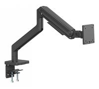 DIGITUS Supporto per monitor - 1 schermo - fino a 49 pollici - carico massimo 20 kg - molla meccanica - per monitor piatti e curvi - VESA 75x75 100x100 - rotazione, inclinazione, orientamento - nero