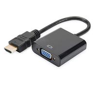 Digitus DA70461 Cavo Adattatore HDMI Maschio-VGA Femmina Cm. 15 con Presa Audio