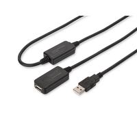 Digitus DA73102 Estensore di Linea USB 2.0 Maschio/Femmina con Cavo da mt 20 USB