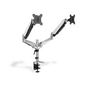 Digitus DA90353 Supporto da Tavolo per Due Schermi LED/LCD con Molla a Gas - NUO