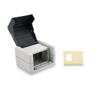 DIGITUS Data connection socket for Keystone modules IP44, surface-mounted, with