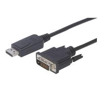 DIGITUS DisplayPort Adapter Cable DP to DVI (24+1) Full HD 2 m Locking 60 Hz Com