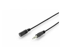 Digitus DB-510200-015-S Jack Audio Cavo [1x Spina jack da 3.5 mm - 1x Presa ja