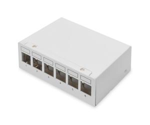 Digitus Desktop Modular Blank Patch Panel Schermato 6 Porte