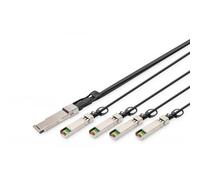Digitus Direct Attach Cable 40G QSFP+ to 4XSFP+ 5m (5M DAC BREAKOUT CABLE - 1X40
