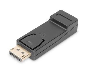DIGITUS Displayport Adapter, DP to HDMI Type A; Locking; DP 1.1 a, Full HD, Blac