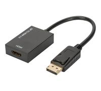 Cavo adattatore Digitus DisplayPort-HDMI tipo A M/F da 0,2 m con blocco