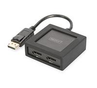 DIGITUS DisplayPort adattatore grafico, splitter, da DP a 2x DP, 4K Ultra HD, 40