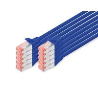 Confezione 10 Cavi Cat 6 Schermati S/Ftp Mt 025 Colore Blu Digitus