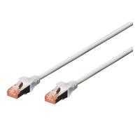 Digitus DK-1644-100 RJ45 Cavo di rete, cavo patch CAT 6 S/FTP 10.00 m Grigio P
