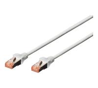 Digitus DK-1644-100 RJ45 Cavo di rete, cavo patch CAT 6 S/FTP 10.00 m Grigio P
