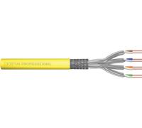 DIGITUS 1000 m Cavo di rete Cat 7A - S-FTP (PiMF) Simplex - BauPVO Dca - LSZH Senza alogeni - 1500 MHz rame AWG 23/1 - Compatibile PoE+ - Cavo LAN Cavo di installazione Cavo Ethernet - Giallo