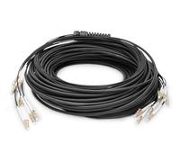 DIGITUS DK-24338U100BK-BBB - Cavo In Fibra Ottica OM4 - 100 m - da LC (UPC) a LC (UPC) - Cavo Di Breakout A 8 Fibre - 1/10/40/100 Gbit/s - Multimodale MM - Fibra: 50/125 µ - Nero (Black)