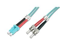 DIGITUS DK-2531-02/3 - Fibre Optic Cable OM3 - 2 m - LC to ST - Duplex Fibre Opt