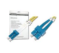CAVO FIBRA OTTICA LC A SC MONOMODE DUPLEX 9/125 MT.1 (AL-9LCSC-01I)