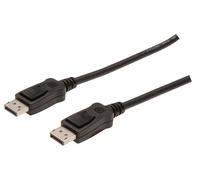 DIGITUS DK-340100-020-S - 2 m - DisplayPort - DisplayPort - Maschio - Maschio - Nichel