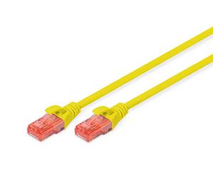 Digitus DK1617100Y Cavo Rete, Cat-6 - 10 m, Cavo patch - U-UTP - LSZH