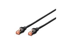 Cavo Rete S-Ftp Cat.6 Doppia Schermatura Ls0H Colore Nero Mt. 2