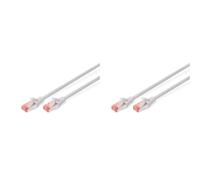 Digitus DK1644050 Cavo Rete S-Ftp Cat.6 Doppia Schermatura Ls0H, 5 mt, Grigio, C