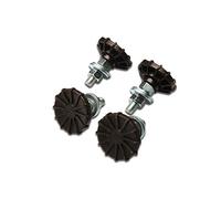 Piedini di livellamento per armadi di rete e del server, Supporto per pavimento "Marrone, Acciaio inossidabile, 250 kg, 48,3 cm (19"")"