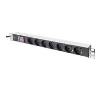 Digitus DN-19 PDU-7S 19 pollici Multipresa per armadio rack 1 U Presa schuko c