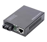 DIGITUS DN820201 - Convertitore multimediale, Fast Ethernet, RJ45/SC Duplex
