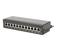 Digitus DN-91612SD-EA 12 Porte Patchbox di rete CAT 6A 1 U Nero (RAL 9005)