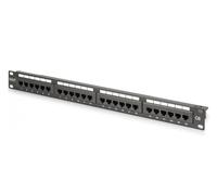 Digitus Patch panel 19 pollici CAT 6 24 porte RJ45 LSA non schermato 1U Nero