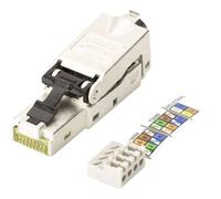 Digitus DN-93631 RJ45 Rete Connettore CAT 6A, Non classificata [1x LSA, IDC, Co
