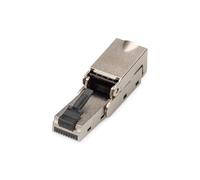 DIGITUS DN-93636 - Connettore di Rete Cat 6A - Schermato a 360° - Angolabile - Connettore di Campo RJ45 Cat6A - 500 MHz - 10GBase-T - 10 Gbit/s - AWG 27/7 a AWG 22/1