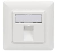 Digitus DN-93811 Supporto per Keystone 1 scomparto Bianco