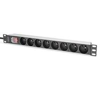 Digitus Digitus Socket Strip With Aluminum Profile And Switch, 8-Way Cee 7/5, 2