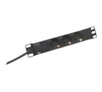 DIGITUS DN-95411 Steckdosenleiste 3-compartimenti Strip alimentazione 2 m Modulo