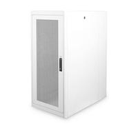 Armadio 26 Unit? 19 Per Reti E Server Misure (A)1299 X (L)600 X (P)1000 Mm. Colore Grigio Chiaro Porta Traforata