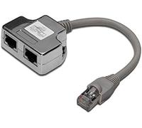 DIGITUS DN93904B Sdoppiatore Schermato per Categoria 5E per 2 Linee Pc-Tel