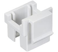 Digitus DNBLINDLC Tappo Chiusura per Pannelli Patch Vuoti o Prese LC, Bianco, Modulo Keystone - Adattatore Lc In Fibra Ottica, Universale